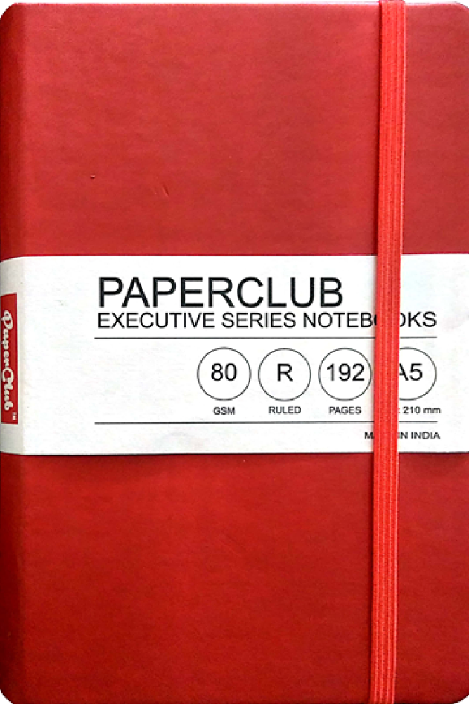 PaperClub Executive NoteBook | 53401 | 192 PAGES | RULED | SIZE : 134mm X 210mm - A5