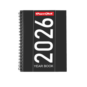 PaperClub Year Book Diary 2026 A5 53195 | SUNDAY Full Page | Page A day Format-Monday to Sunday Full Page For Working | Dairy 2026