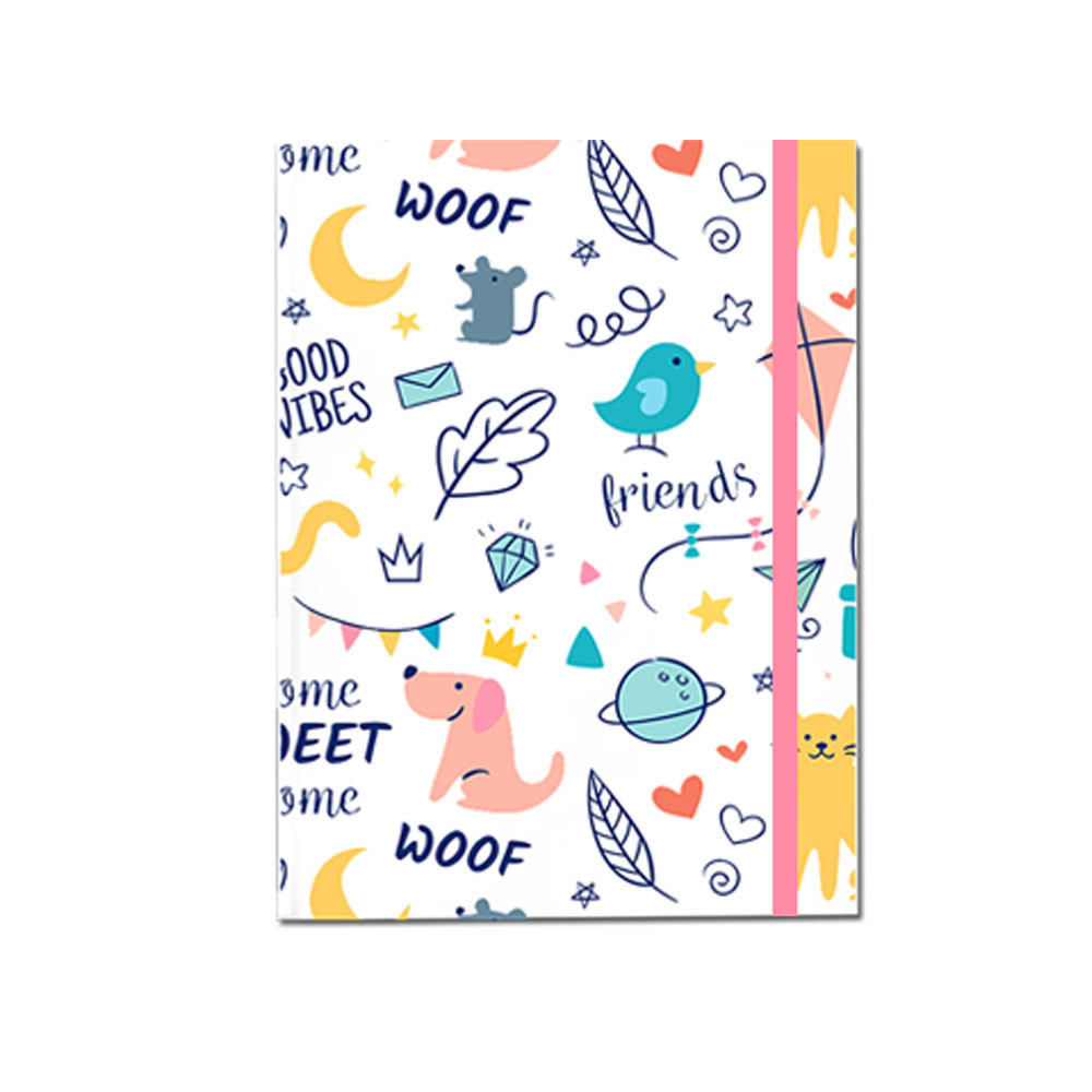 PaperClub Fun Vibes Printed Designer Hard Bound Ruled (192 Pages) Personal and Office Notebooks & Diary A5 | 53331 Just in 195 Rs.