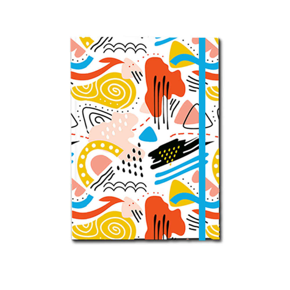 PaperClub Matrix Patterns Printed Designer Hard Bound Ruled (192 Pages) Personal and Office Notebooks & Diary A5 | 53331 Just in 195 Rs.
