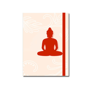 PaperClub Yog Mudra Printed Designer Hard Bound Ruled (192 Pages) Personal and Office Notebooks & Diary A5 | 53331 Just in 195 Rs.