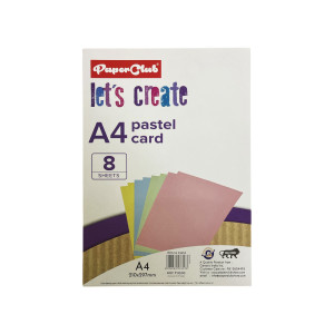 PaperClub Pastel Card, A4 size