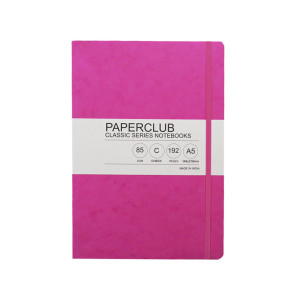 PaperClub Classic Series Notebook, A5-53321 CHECK  | Assorted Color, Board Cover, Natural White Paper, Fashionable Design