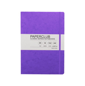 PaperClub Classic Series Notebook, A4-53303 | Ruled | Assorted Color, Board Cover, Natural White Paper, Fashionable Design